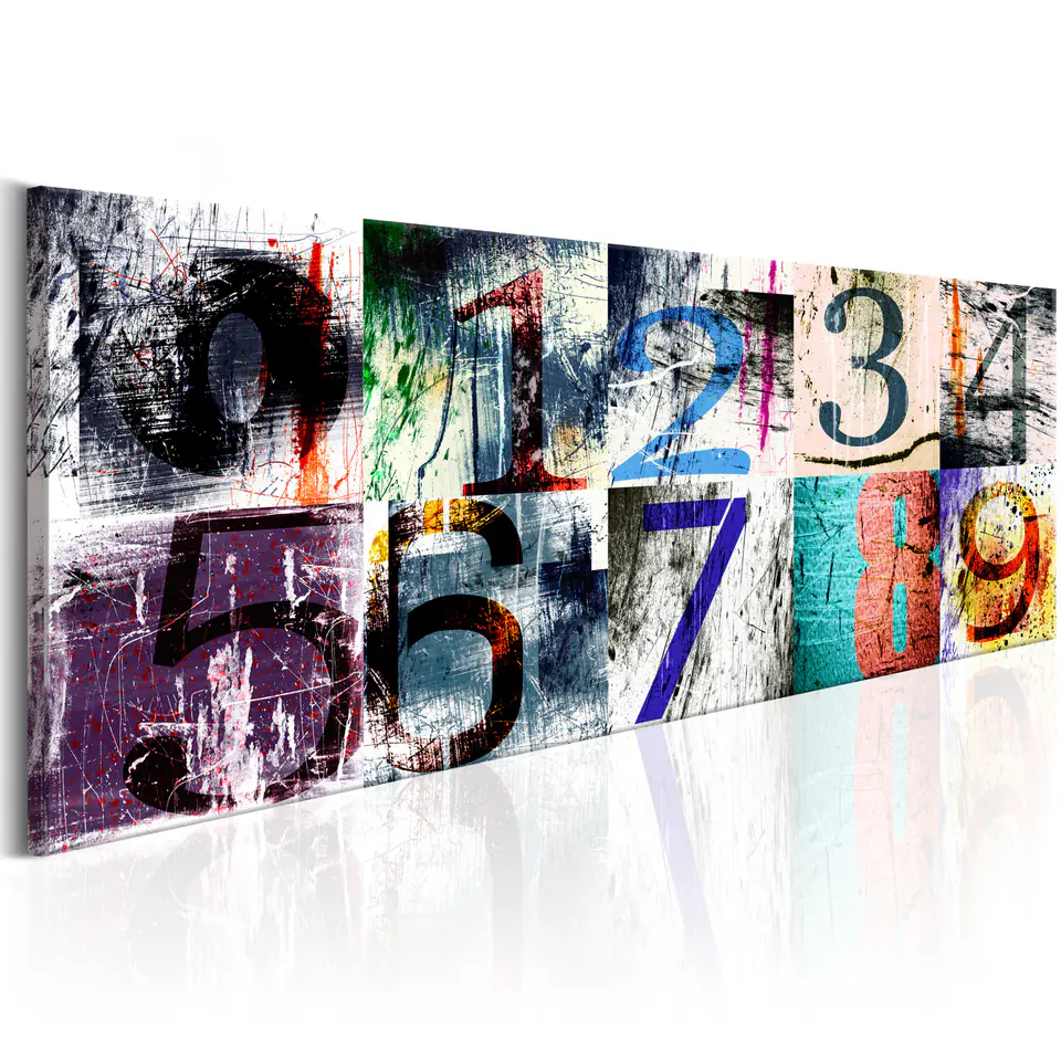 Picture - Color numbers (size 120x40) at Wasserman.eu