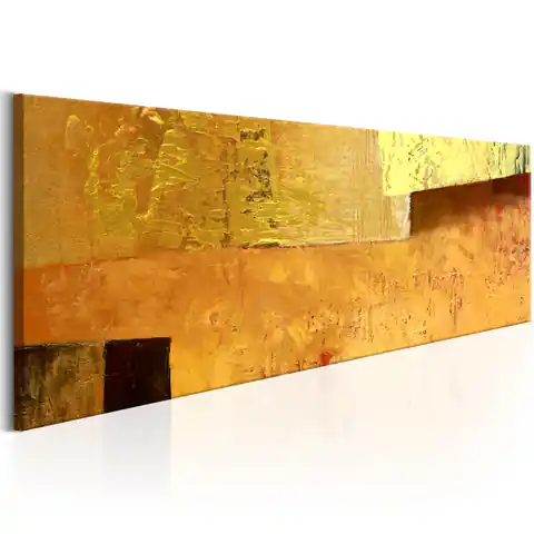 ⁨Obraz - Złoty potok (rozmiar 135x45, wykończenie Na płótnie włoskim)⁩ w sklepie Wasserman.eu