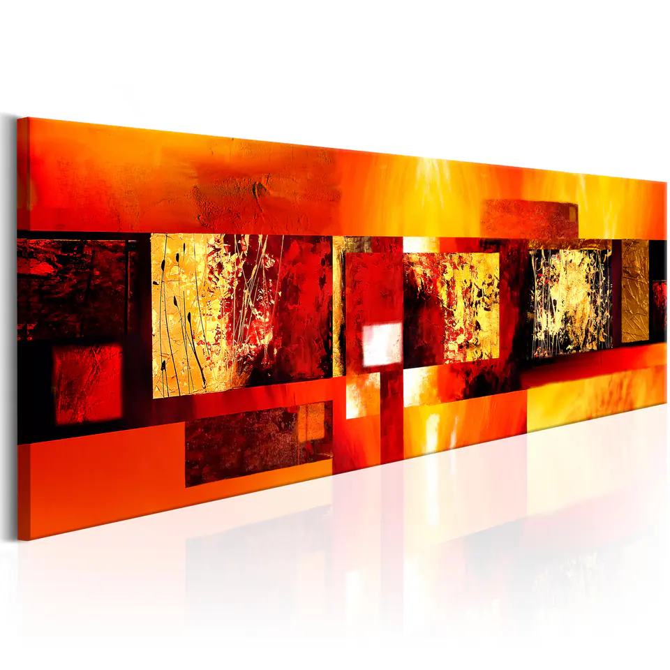 ⁨Picture - Golden Spell (size 150x50)⁩ at Wasserman.eu