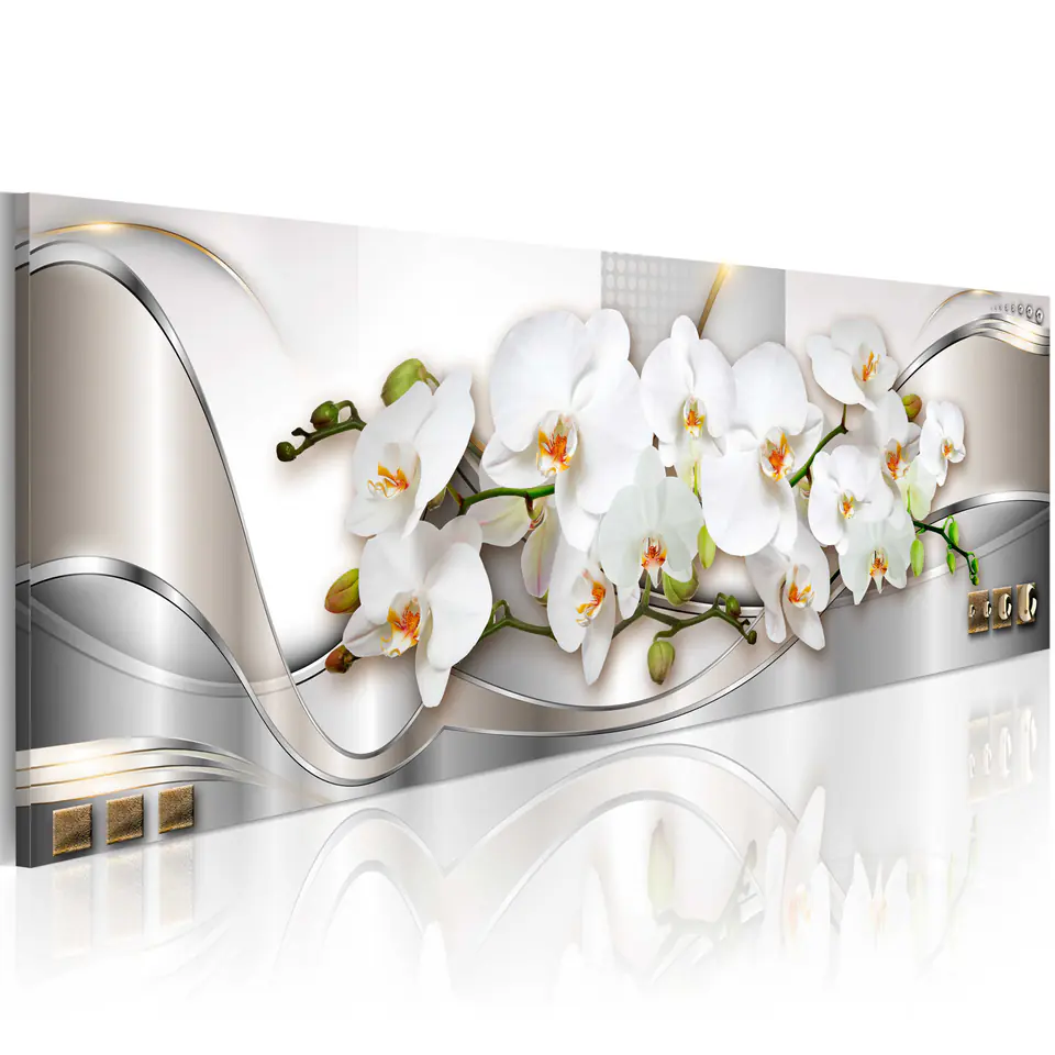⁨Painting - Orchidee II (size 120x40)⁩ at Wasserman.eu