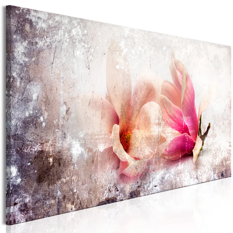 ⁨Obraz - Magnoliowa opowieść (1-częściowy) wąski (rozmiar 150x50, wykończenie Premium Print)⁩ w sklepie Wasserman.eu