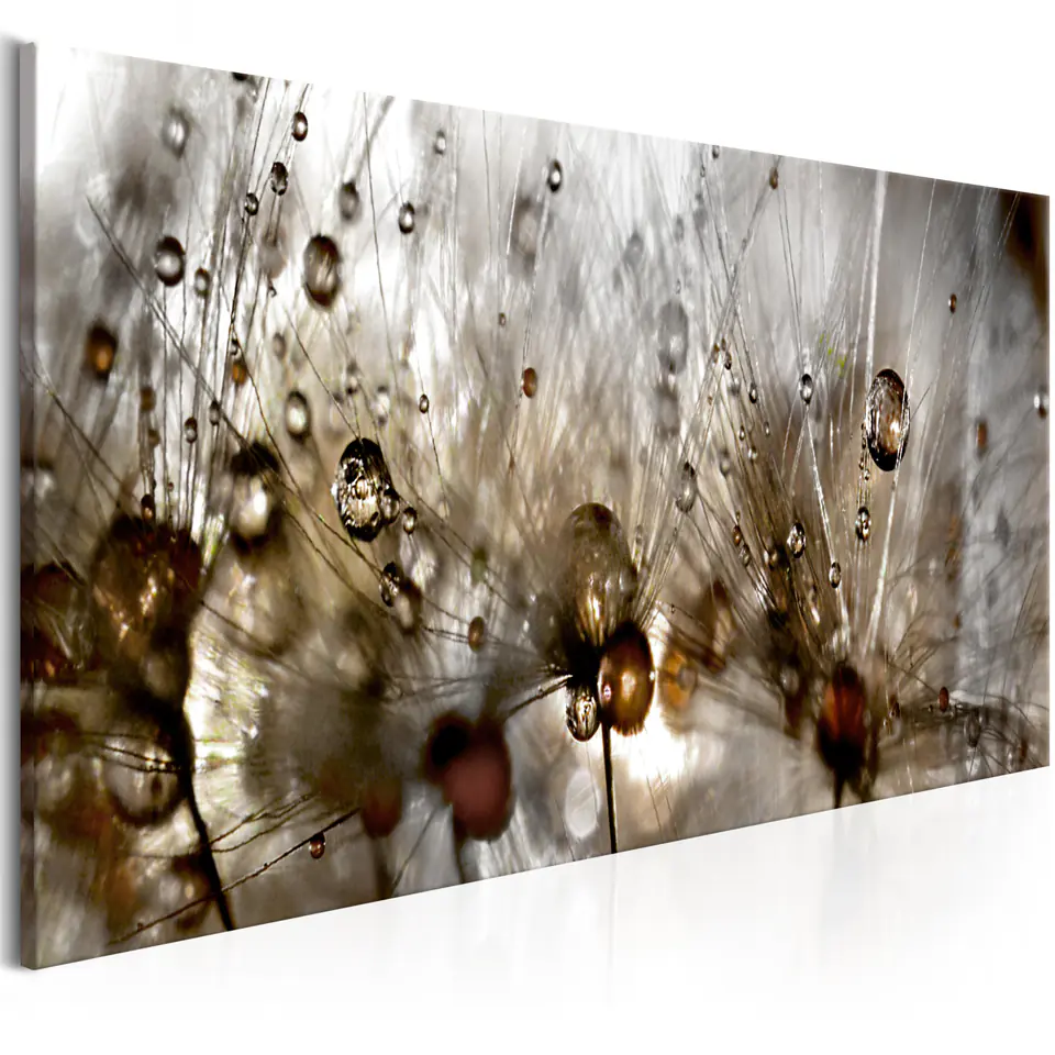 ⁨Obraz - Krople wody (rozmiar 135x45, wykończenie Premium Print)⁩ w sklepie Wasserman.eu
