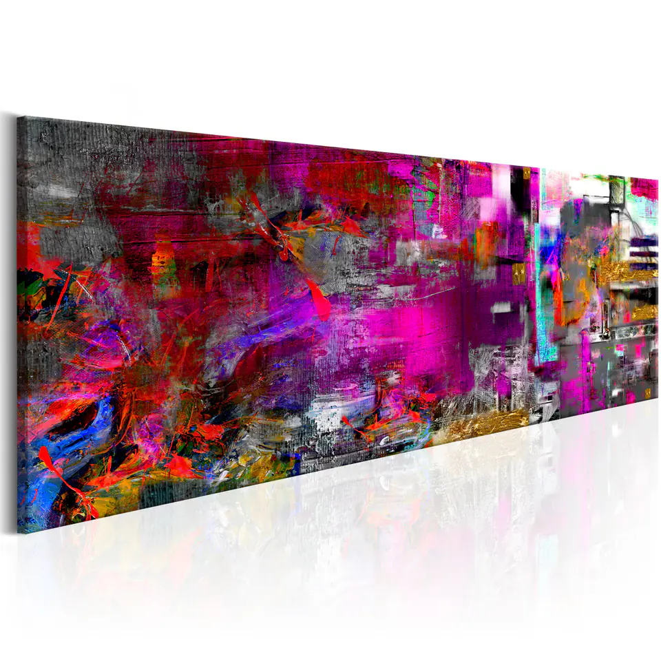 ⁨Painting - Purple orangery (size 120x40)⁩ at Wasserman.eu