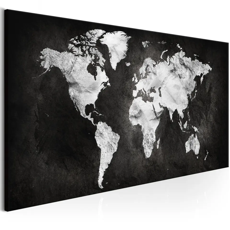 ⁨Picture - Two-color world (size 120x40)⁩ at Wasserman.eu