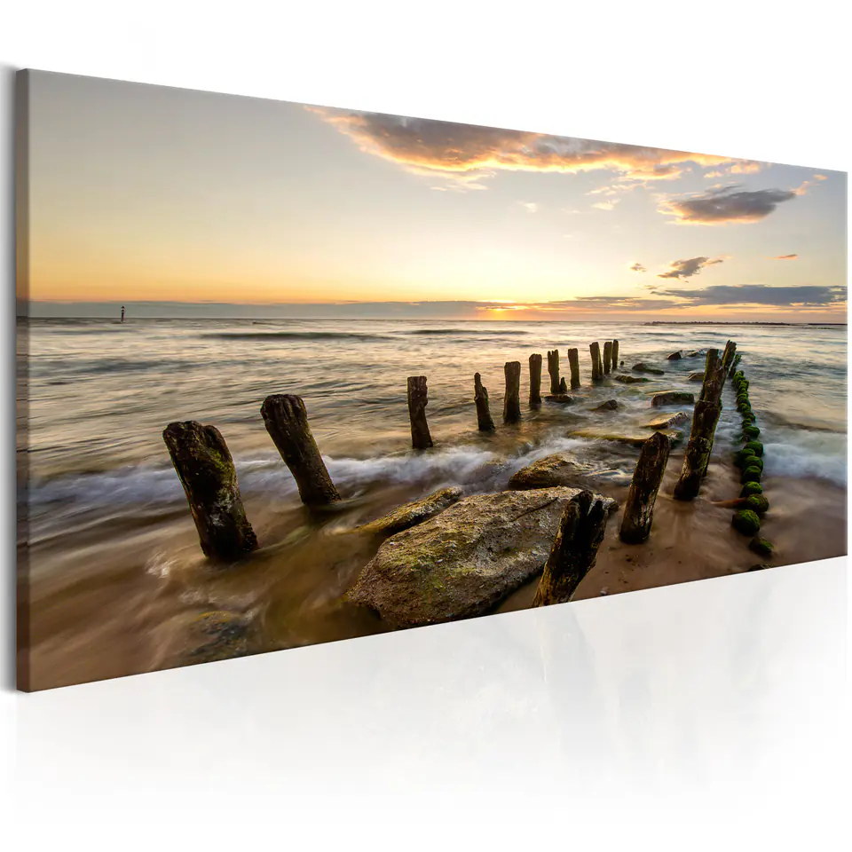 ⁨Picture - Wooden breakwaters (size 135x45)⁩ at Wasserman.eu