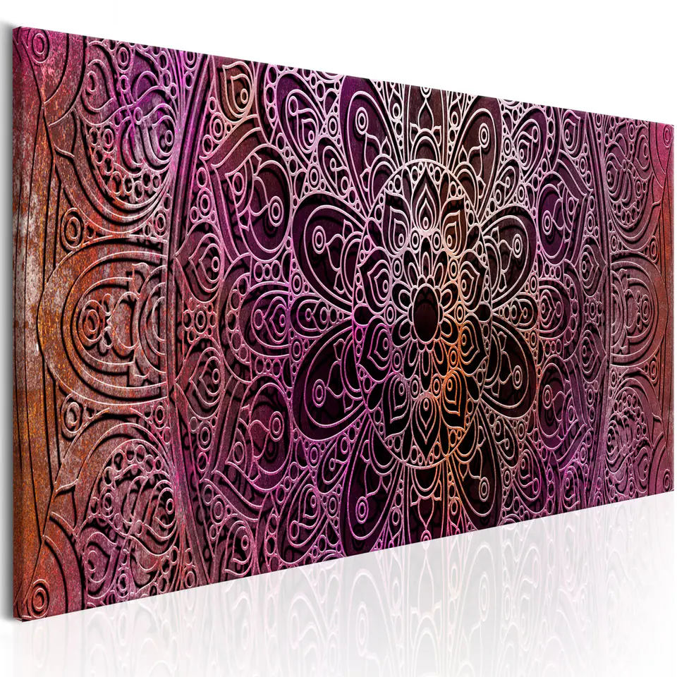 ⁨Painting - Mandala: Amethyst energy (size 150x50)⁩ at Wasserman.eu