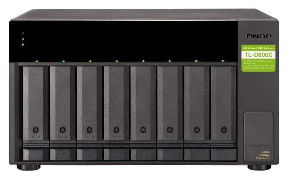 TL-D800C (USB) expans. unit JBOD USBC at Wasserman.eu