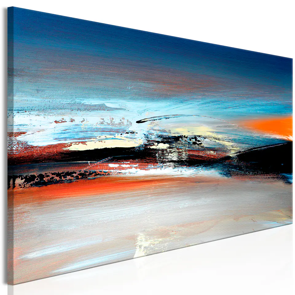 ⁨Obraz - Pejzaż o świcie (1-częściowy) wąski (rozmiar 120x40, wykończenie Premium Print)⁩ w sklepie Wasserman.eu
