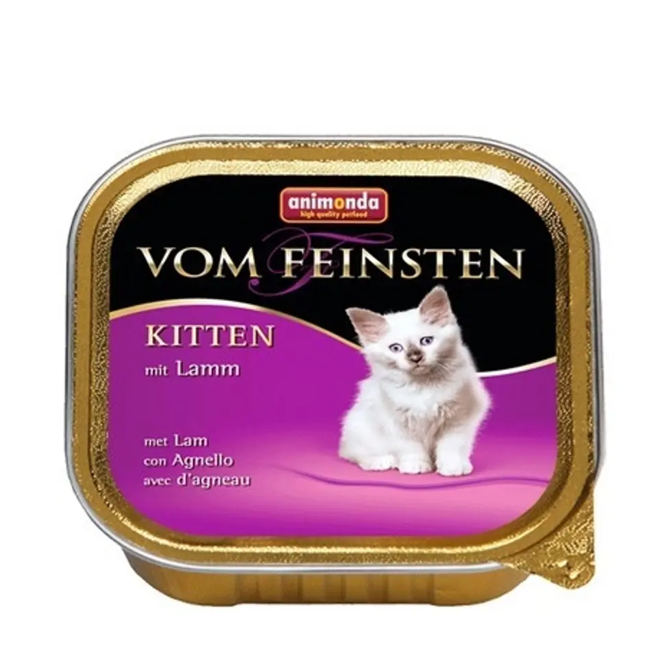 ⁨ANIMONDA Vom Feinsten Kitten szalka z jagnięciną 100g⁩ w sklepie Wasserman.eu