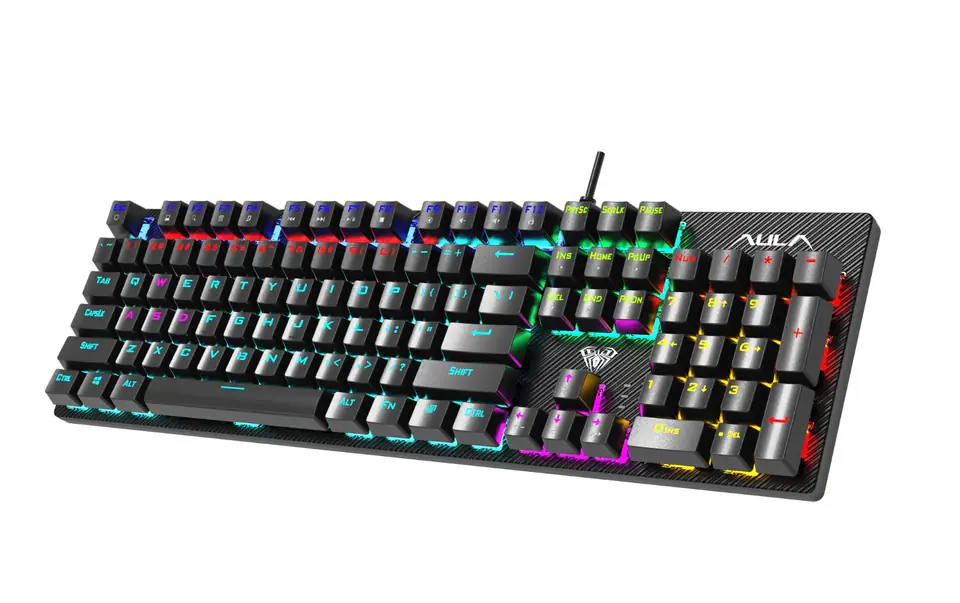 AULA Retribution mecha. gaming keyboard BLUE SW at Wasserman.eu