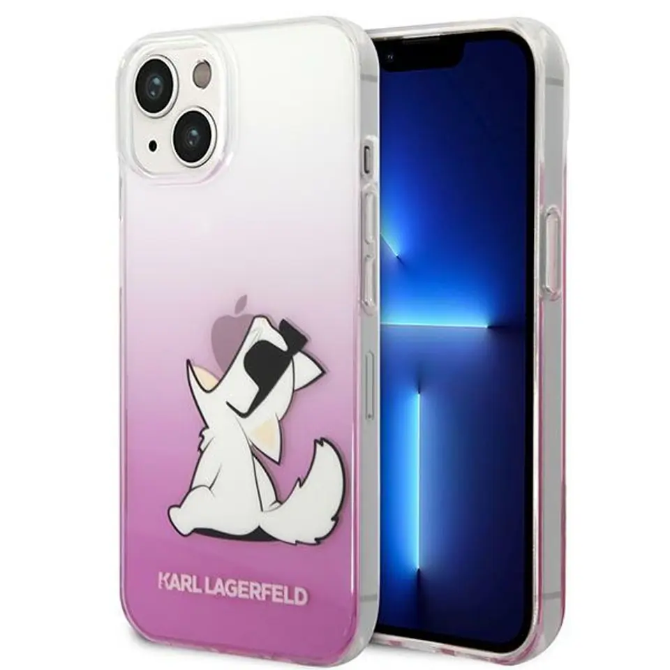 ⁨Karl Lagerfeld KLHCP14MCFNRCPI iPhone 14 Plus 6,7" hardcase różowy/pink Choupette Fun⁩ w sklepie Wasserman.eu