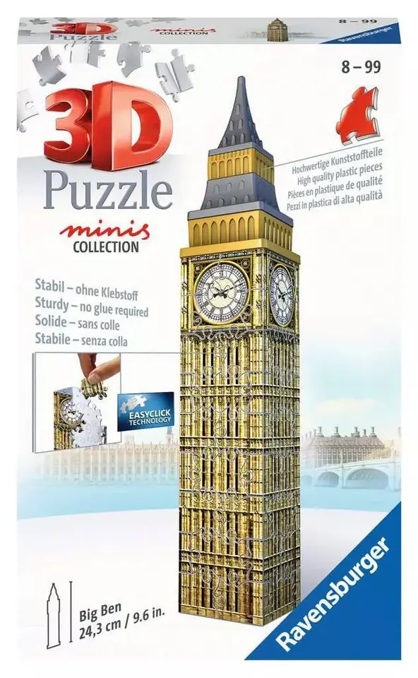 ⁨Puzzle 54 elementy 3D Mini Budynki Big Ben⁩ w sklepie Wasserman.eu