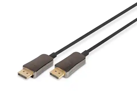 ⁨Kabel połączeniowy hybrydowy AOC DisplayPort 1.4 8K/60Hz UHD DP/DP M/M 30m Czarny⁩ w sklepie Wasserman.eu