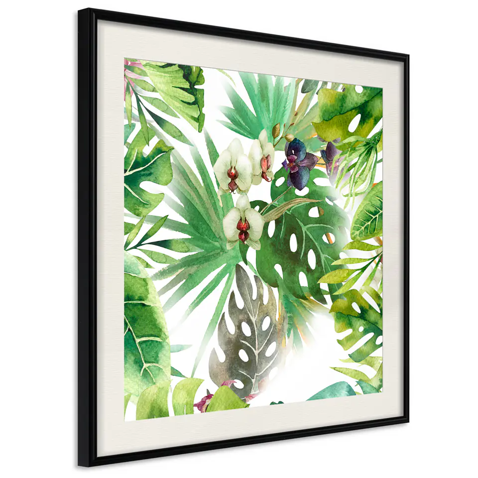 ⁨Poster - Monstery i spółka II (square) (size 20x20, finish Black frame with passe-partout)⁩ at Wasserman.eu