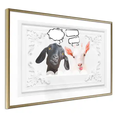 ⁨Plakat - Śmieszne kozy [Poster]⁩ w sklepie Wasserman.eu