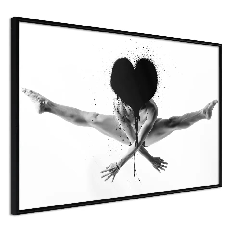 ⁨Poster - Twine in the air (size 30x20, finish Frame black)⁩ at Wasserman.eu