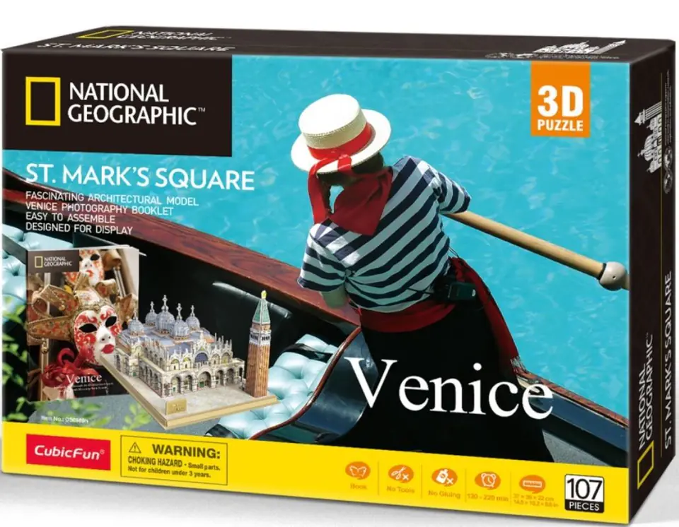 ⁨Cubic Fun Puzzle 3D Nati onal Geographic - Venic⁩ at Wasserman.eu