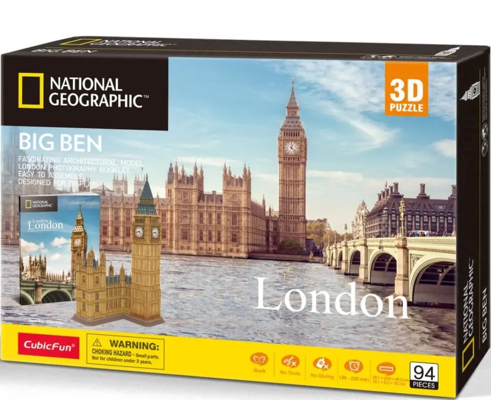 ⁨Puzzle 3D National Geographic Big Ben⁩ w sklepie Wasserman.eu