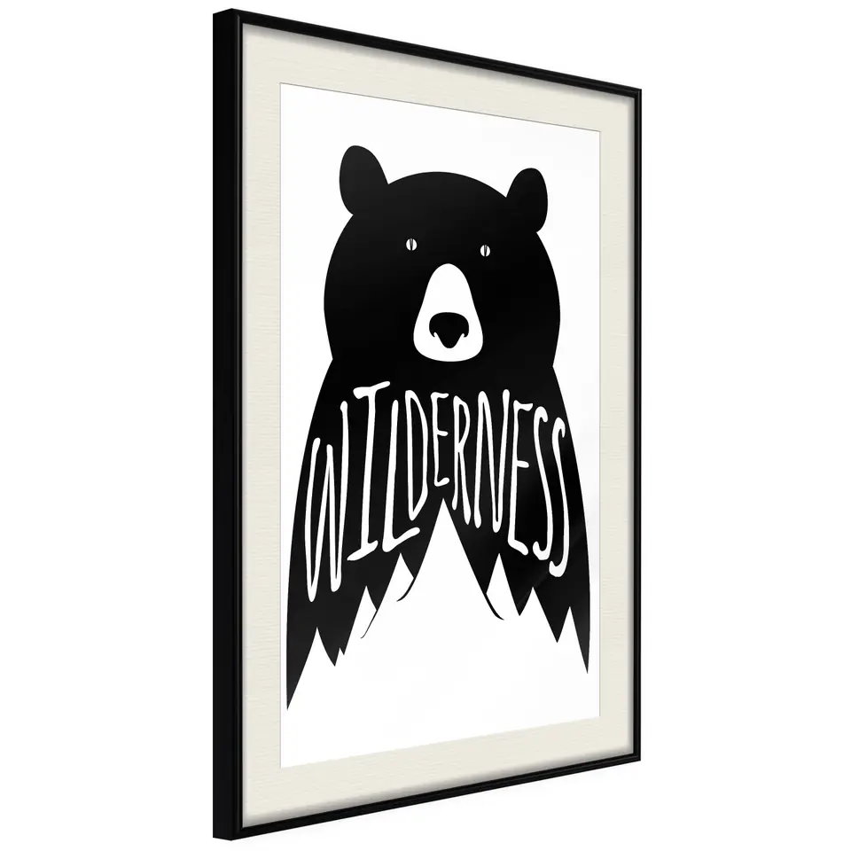 ⁨Plakat - Wilderness [Poster] (rozmiar 30x45, wykończenie Rama czarna z passe-partout)⁩ w sklepie Wasserman.eu