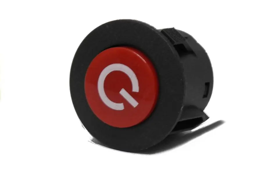 ⁨Przycisk Włącznik on/off Do Auta na Akumulator 28mm⁩ w sklepie Wasserman.eu