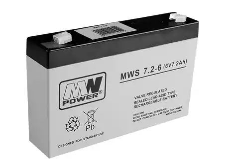 ⁨AGM gel battery for car with 6V7.2Ah battery⁩ at Wasserman.eu