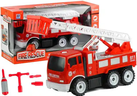 ⁨Fire truck with ladder for spinning + tools⁩ at Wasserman.eu
