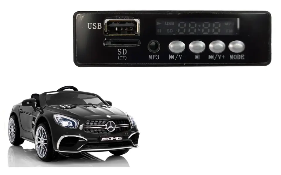 ⁨Panel muzyczny do auta Akumulator Mercedes SL65 XMX602⁩ w sklepie Wasserman.eu