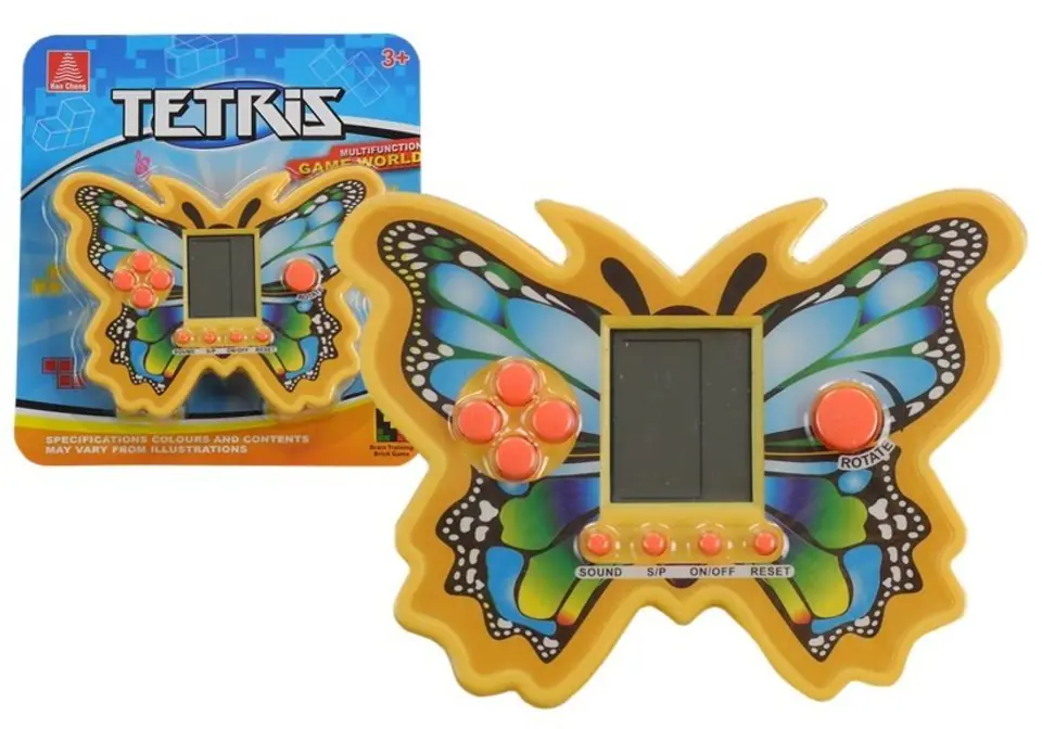 ⁨Electronic Game Tetris Butterfly Yellow⁩ at Wasserman.eu