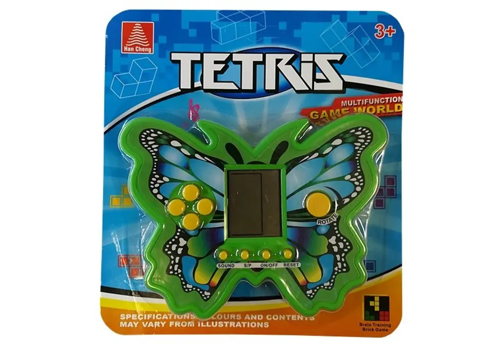 ⁨Gra Elektroniczna Tetris Motyl Zielony⁩ w sklepie Wasserman.eu