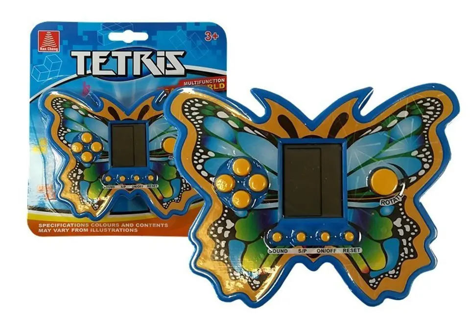 ⁨Electronic Game Tetris Butterfly Blue⁩ at Wasserman.eu