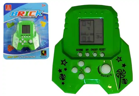⁨Gra Elektroniczna Tetris Bricks Rakieta Zielona⁩ w sklepie Wasserman.eu