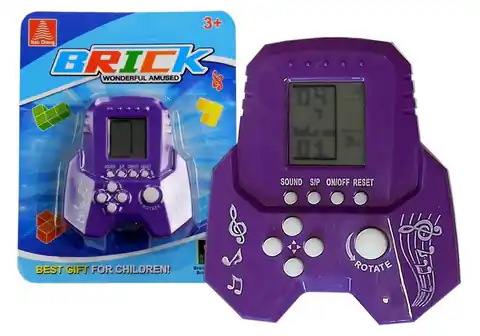 ⁨Gra Elektroniczna Tetris Bricks Rakieta Fioletowa⁩ w sklepie Wasserman.eu