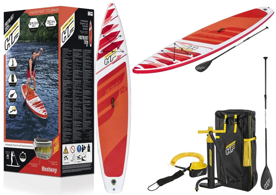 ⁨Flatable Fastblast Sup Board 381 x 76 x 15 cm Bestway 65343⁩ at Wasserman.eu