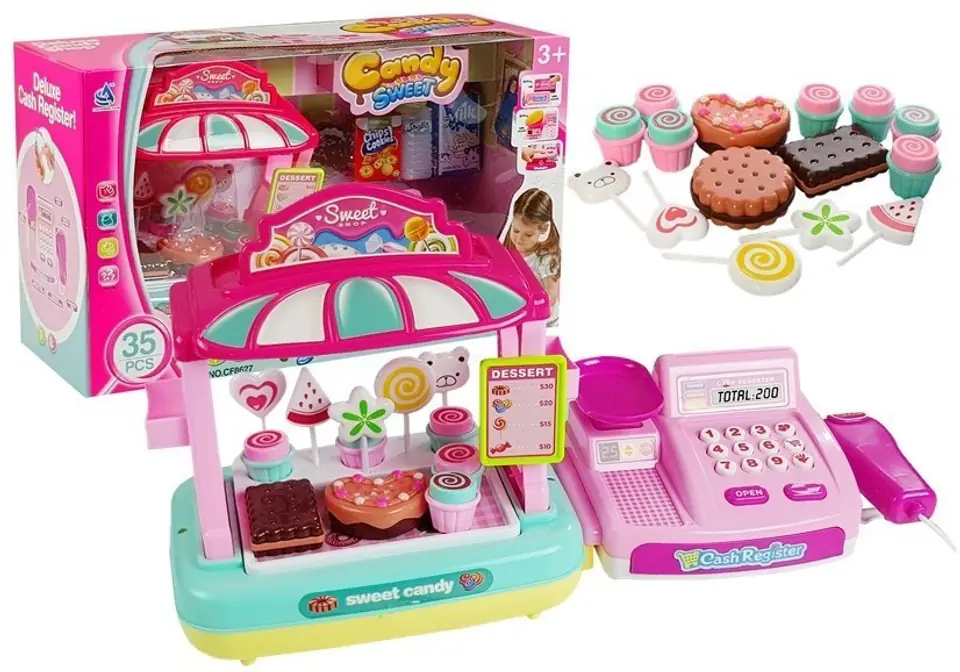 Kasse Candy Shop Sweets Stall 35 Stück im Wasserman.eu