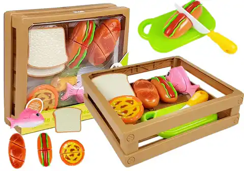 ⁨Hot Dog Slicing Set Fish for Velcro in a Chest⁩ at Wasserman.eu