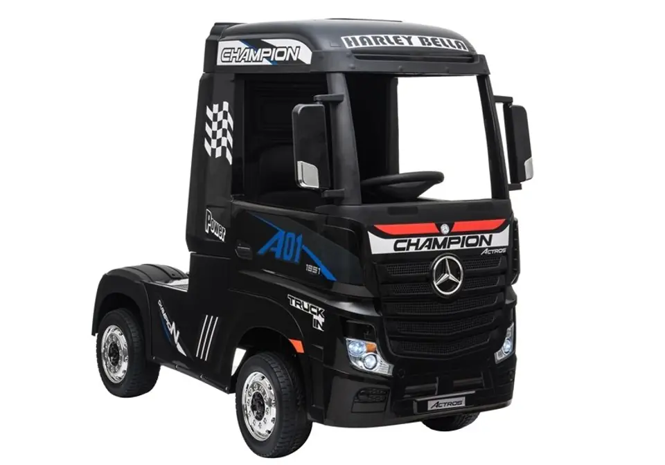 Auto na Akumulator Mercedes Actros Czarny w sklepie Wasserman.eu