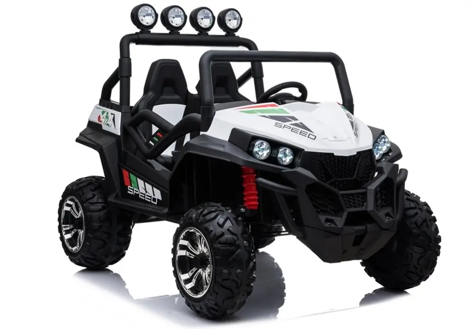 ⁨Auto na Akumulator Buggy S2588 Białe⁩ w sklepie Wasserman.eu