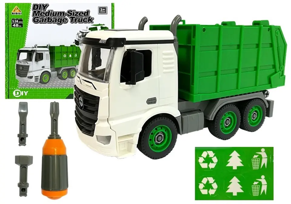 ⁨Do-it-yourself garbage truck 48 Parts 1:14⁩ at Wasserman.eu