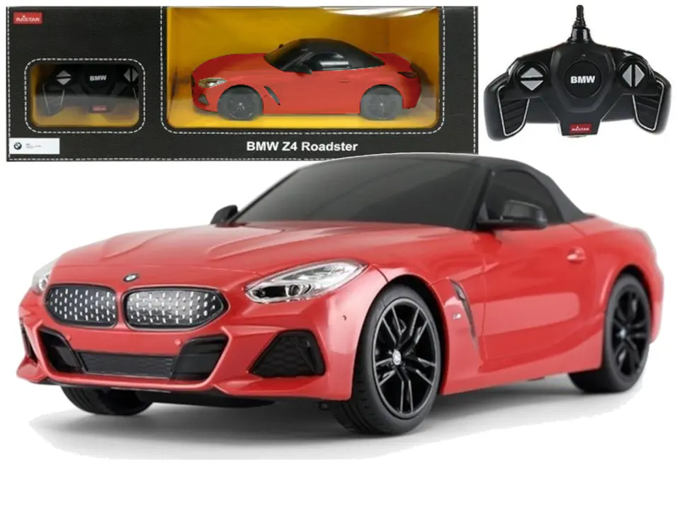 ⁨Auto R/C BMW Z4 Roadster Rastar 1:18 Czerwone⁩ w sklepie Wasserman.eu