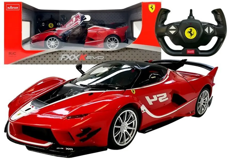 ⁨Auto R/C Ferrari Rastar 1:14 Czerwone na pilota⁩ w sklepie Wasserman.eu