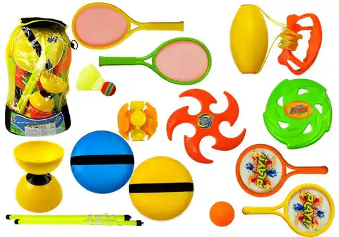 ⁨Frisbee Diabolo Racket Sports Kit⁩ at Wasserman.eu