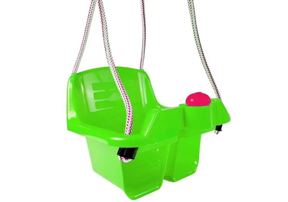 ⁨Green bucket swing 5037 for children⁩ at Wasserman.eu