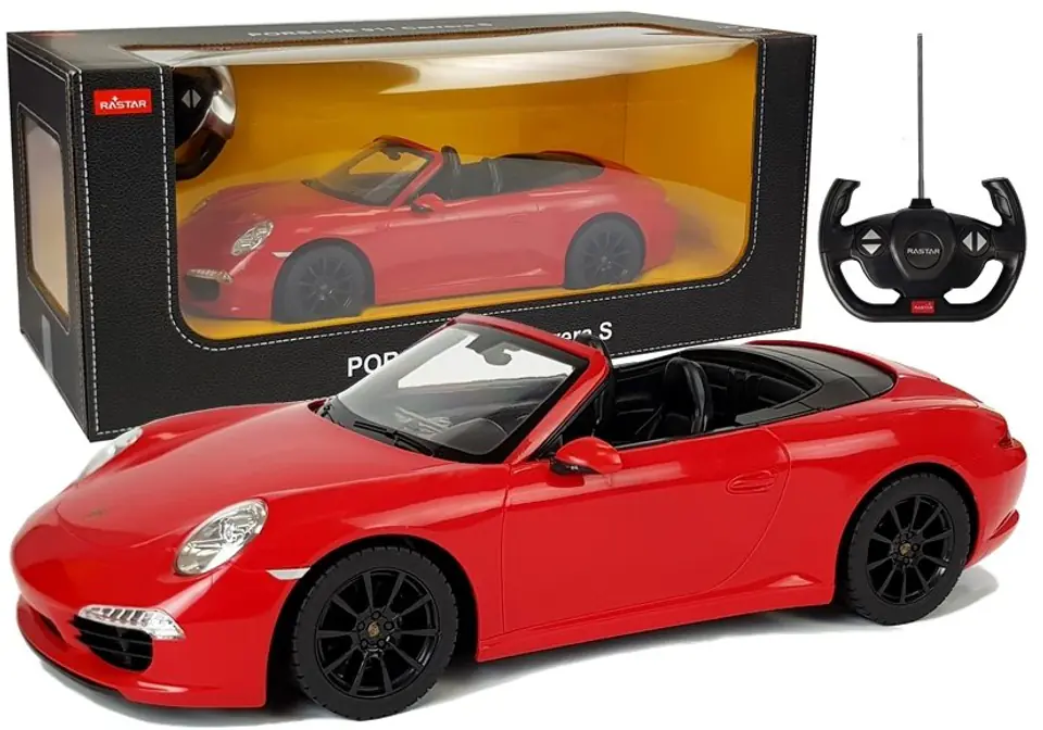 ⁨Auto R/C Porsche 911 Rastar 1:14 Czerwone na pilota⁩ w sklepie Wasserman.eu