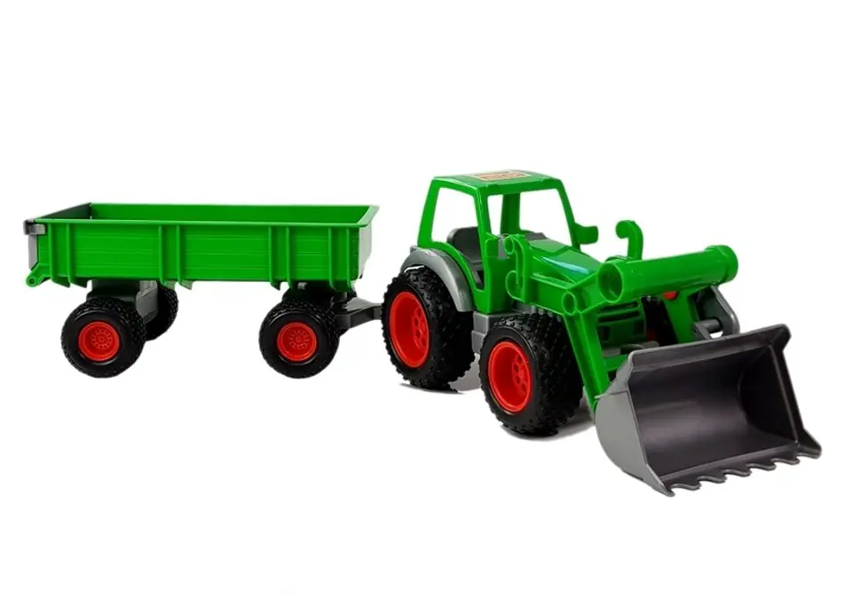 ⁨WADER-POLESIE Farmer Tec hnic Tractor w. frontlo⁩ at Wasserman.eu