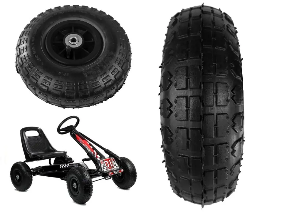 ⁨Wheel for Go-kart A15 Black⁩ at Wasserman.eu