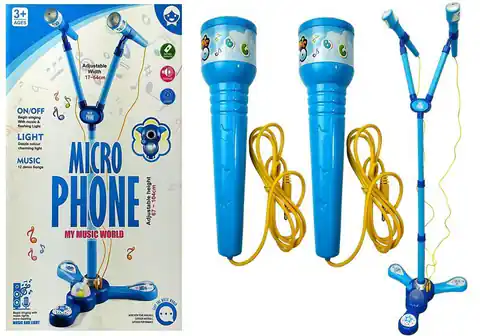 ⁨Mikrofone Karaoke Kit Blaues Stativ⁩ im Wasserman.eu