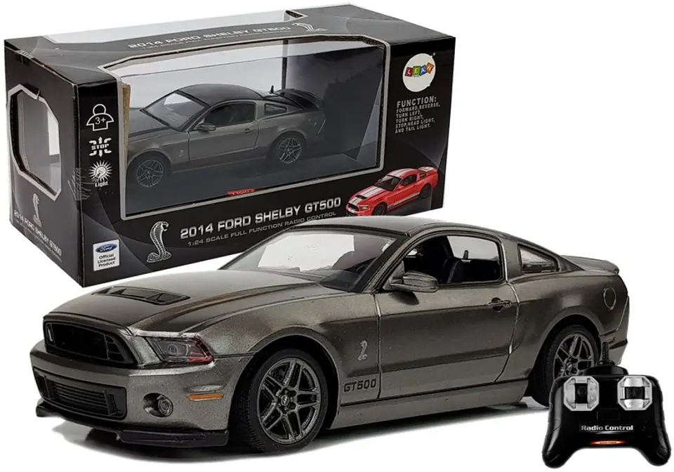 ⁨Auto Zdalnie Sterowane Ford Shelby GT500 Srebrny 7.5 km/h 2.4 G⁩ w sklepie Wasserman.eu
