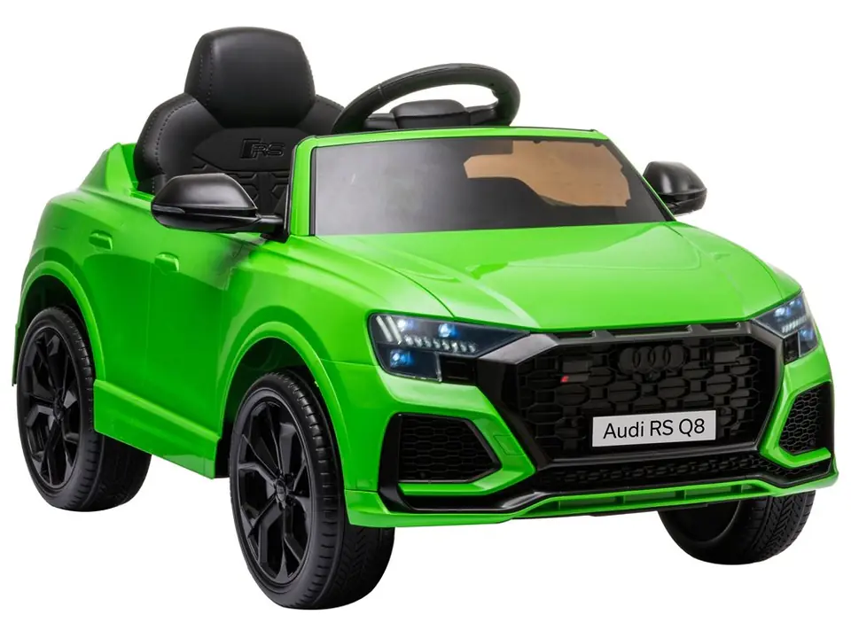 ⁨Battery-powered car Audi RS Q8 green⁩ at Wasserman.eu