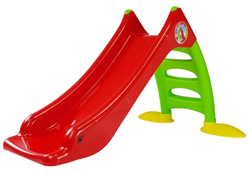 ⁨Garden slide with ladder for Children 424 green-red⁩ at Wasserman.eu