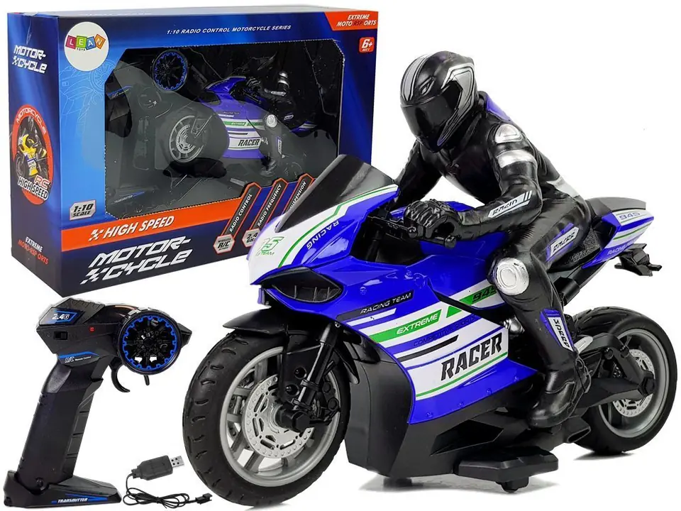 ⁨Motor Sports Remote Controlled Speeder 2.4G Range 35m Blue⁩ at Wasserman.eu